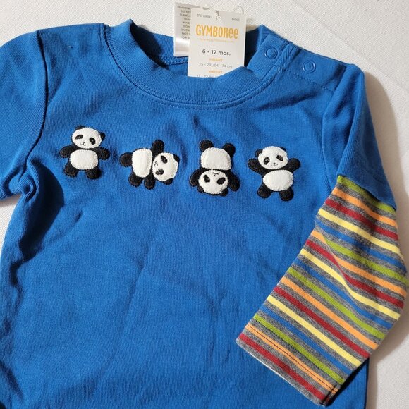 Gymboree Vintage 2007 Little Panda NWT 6-12 month bodysuit. Mixed Bin Z25 - Picture 2 of 2